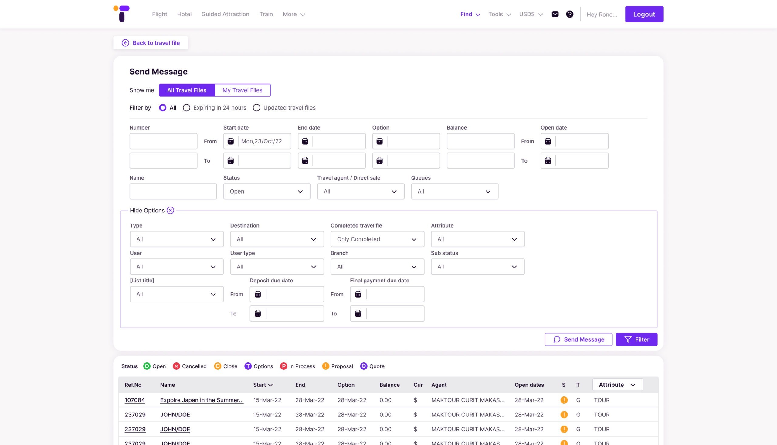 erp for travel agents