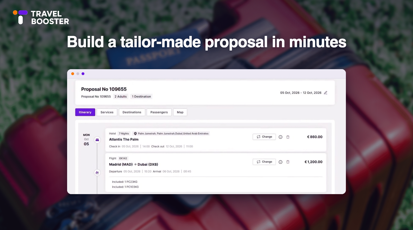 Travel Booster Introduces a New Proposal and Booking Tool